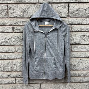 Womens Danskin Now Grey zipped vest sz M